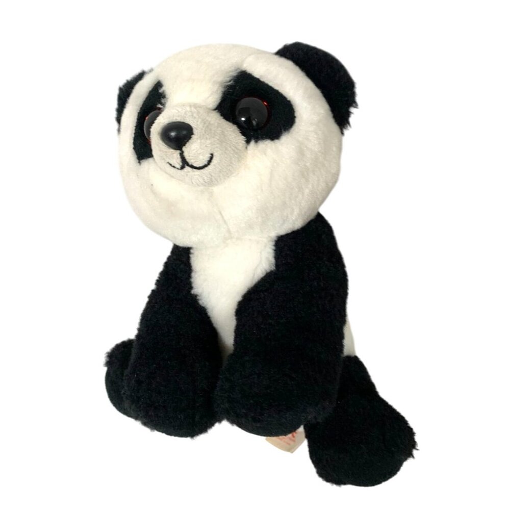 Ty Beanie Babies Baboo Panda Plush Stuffed Animal Doll Toy Black White 6 in Tall